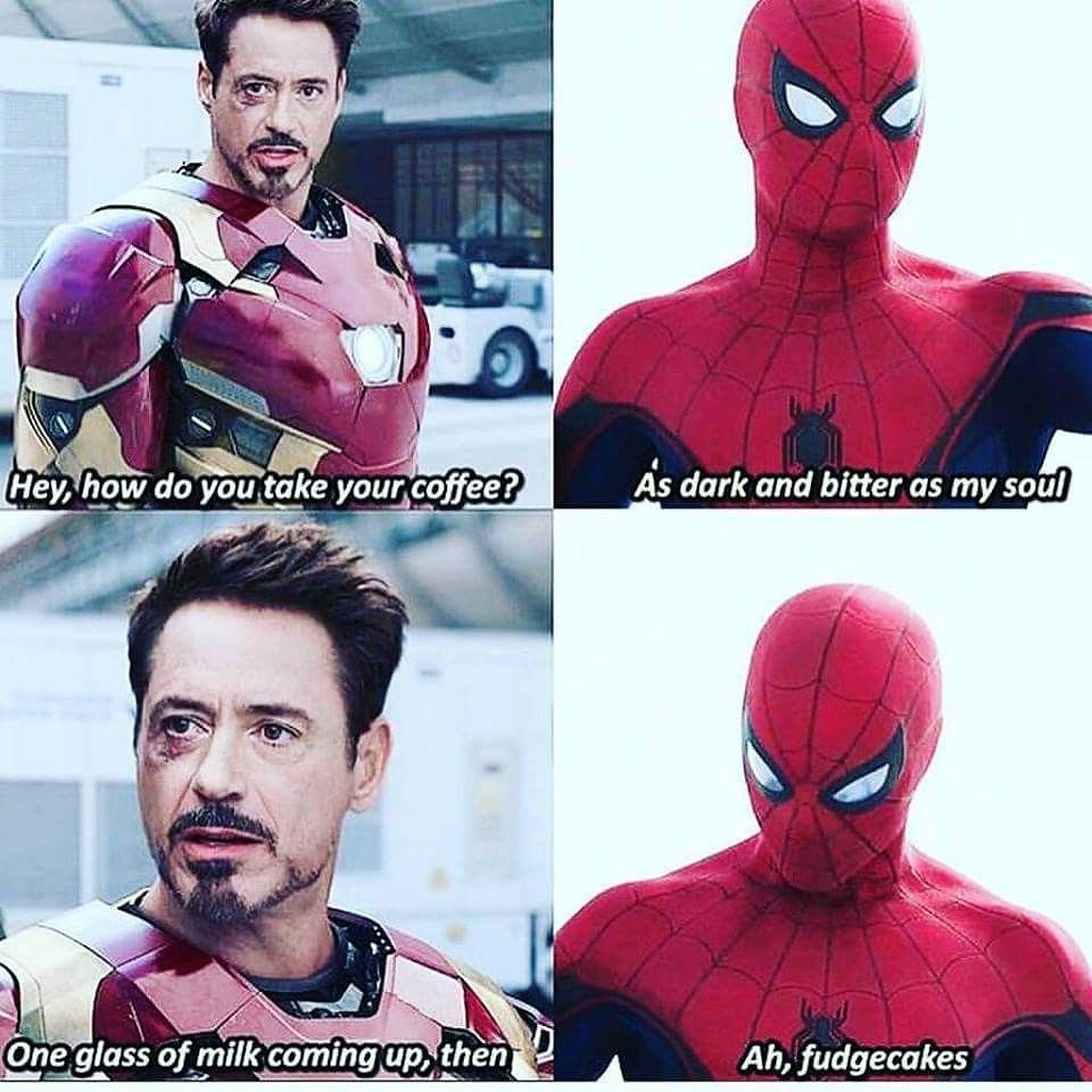 Spider-Man Iron Man meme