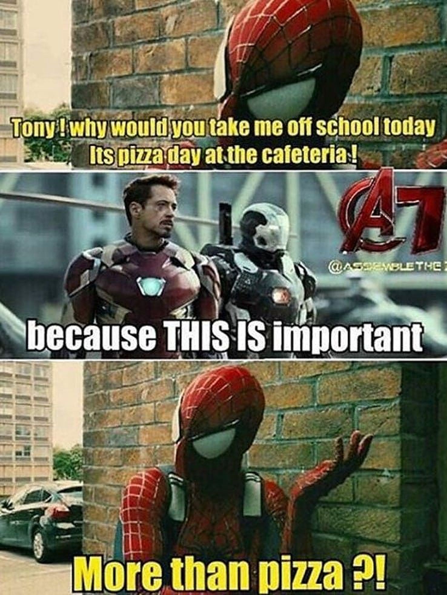 Spider-Man Iron Man meme