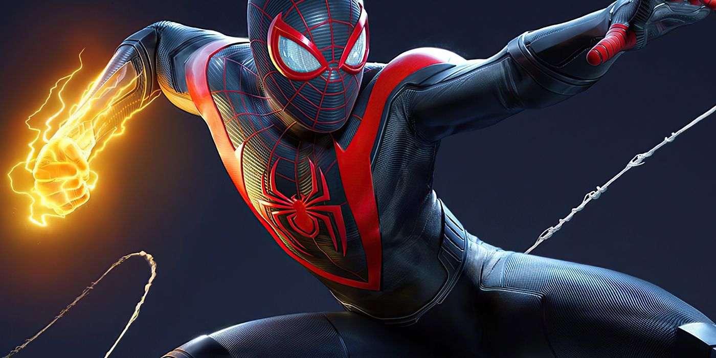 Spider-Man Miles Morales Character Key Art Zoomed In