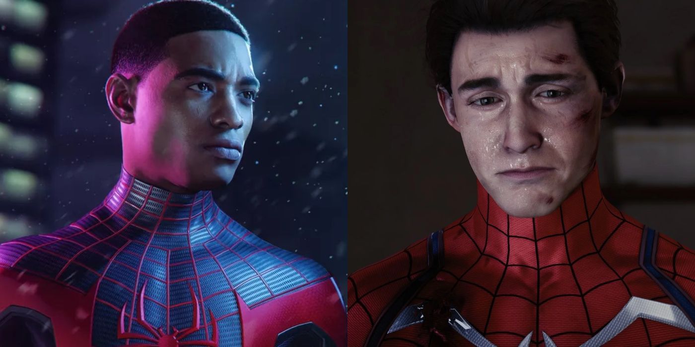 Peter Parker in Marvel's Spider-Man on PS4 vs PS5 : r/Spiderman