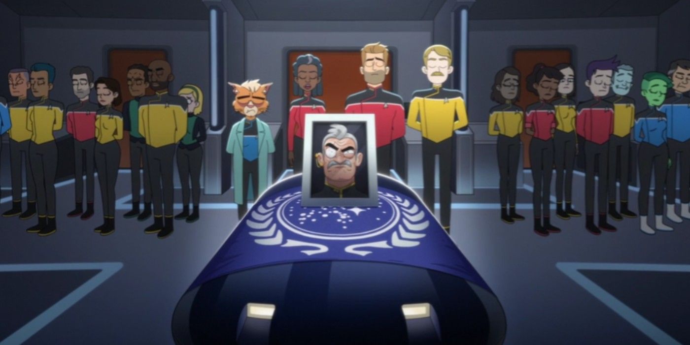 Star Trek Lower Decks Shaxs Funeral