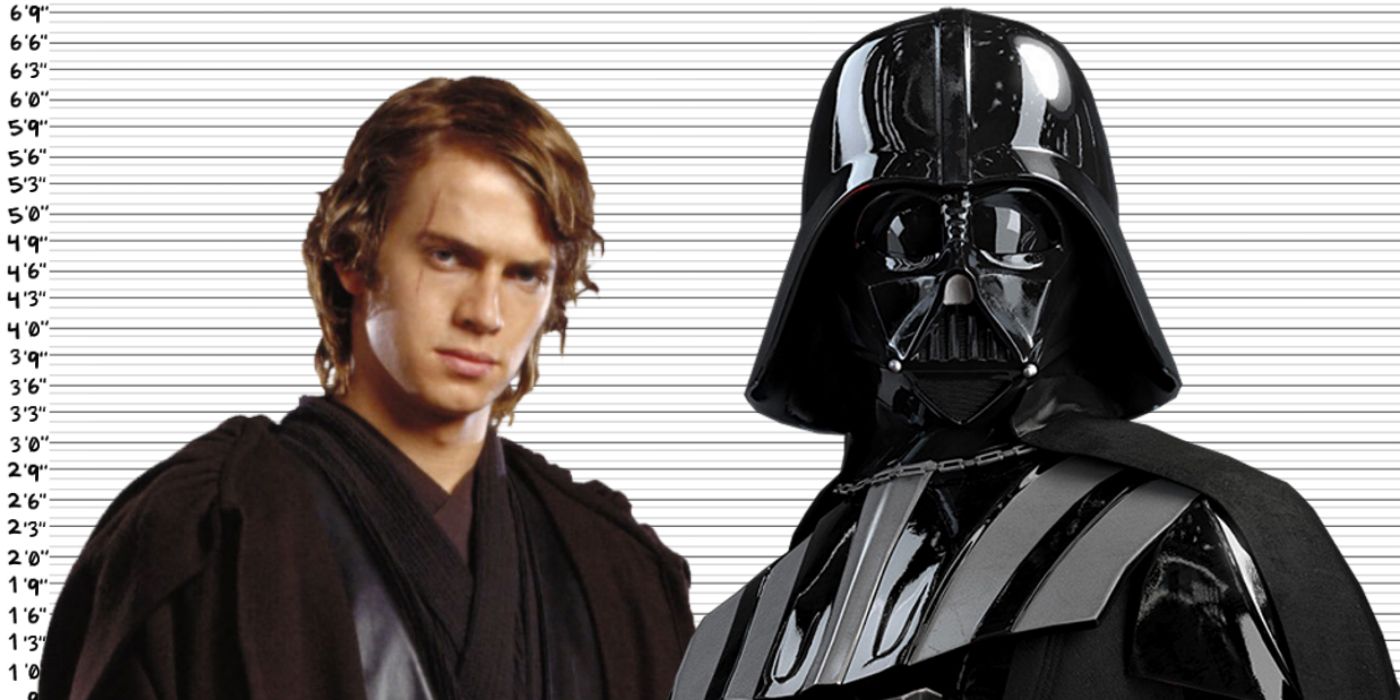 Star Wars Anakin Skywalker Darth Vader Height