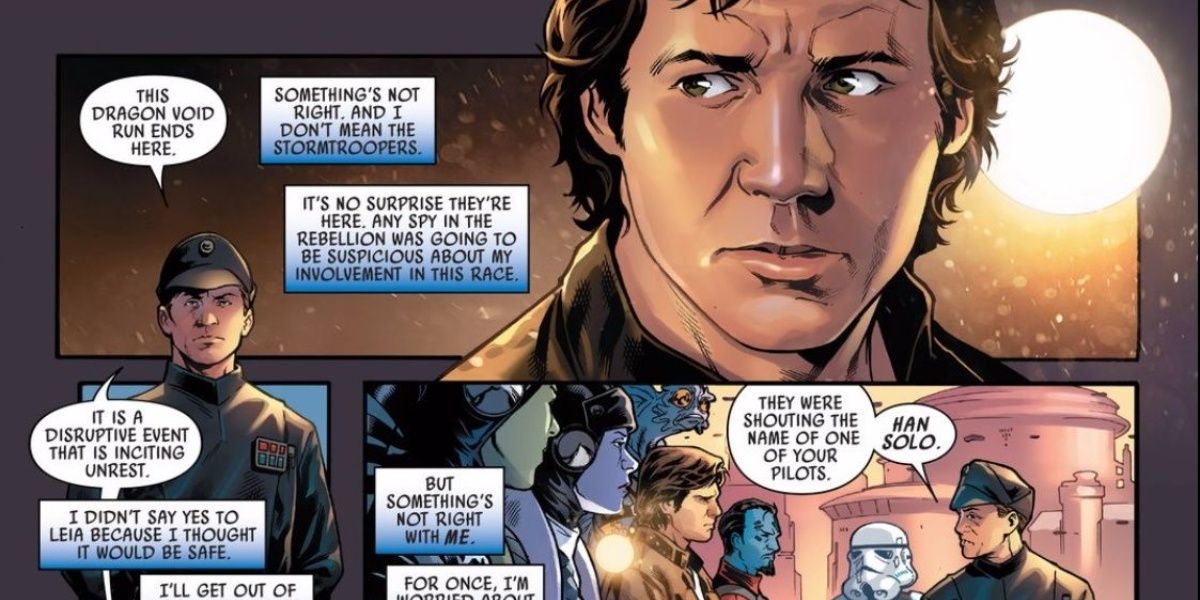 Star Wars Han Solo Comic Dragon Void Run