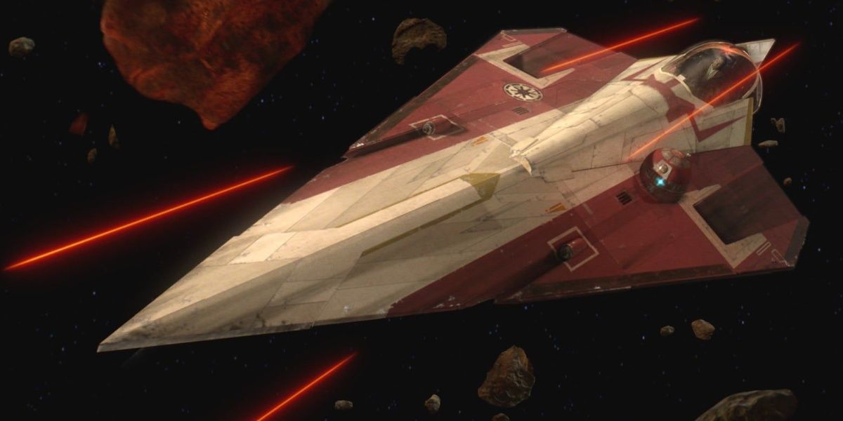 Star Wars Obi-Wan Kenobi Jedi Starfighter Attack Of The Clones