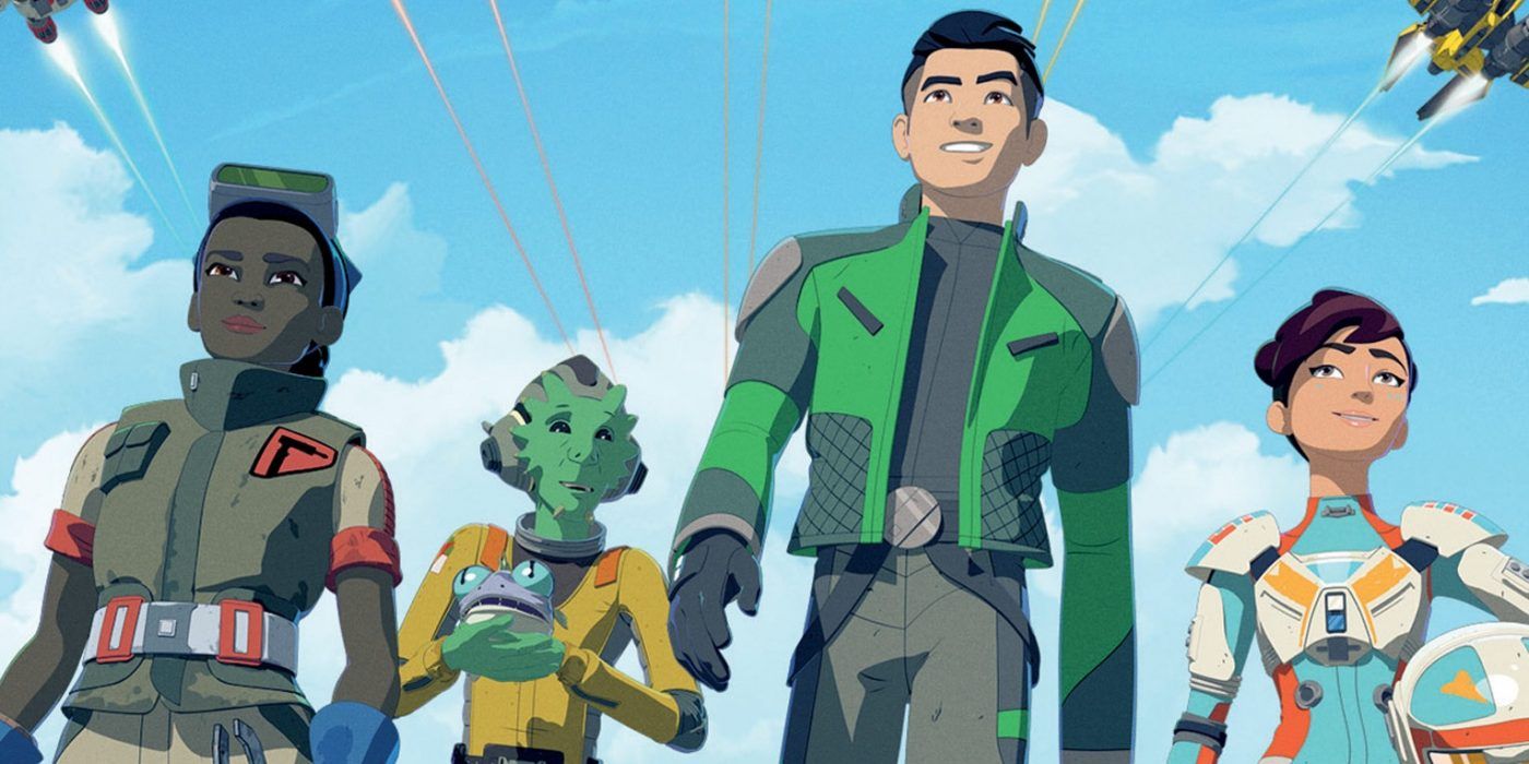 The main characters of Star Wars Resistance