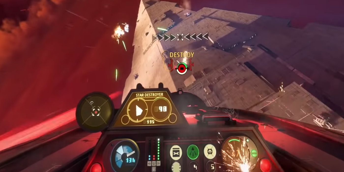 tar Wars Squadrons Ship Taking Damage