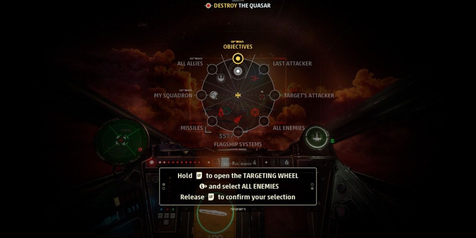 Star Wars Squadrons Targeting System