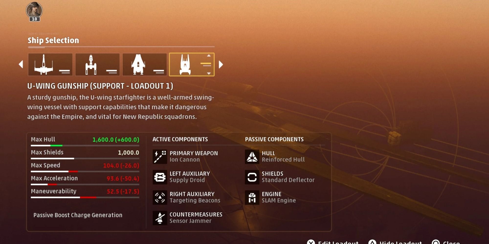 Star Wars Squadrons U-Wing