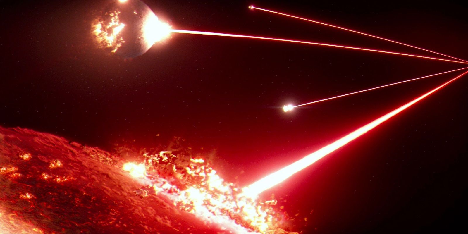 Starkiller Base blows up planets in Star Wars The Force Awakens