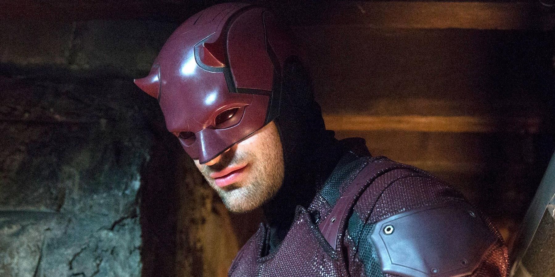 Charlie Cox's Matt Murdock in the Daredevil suit