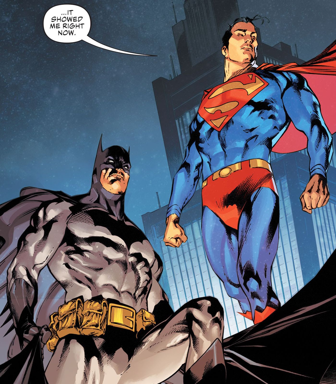 Superman and Batman Vertical