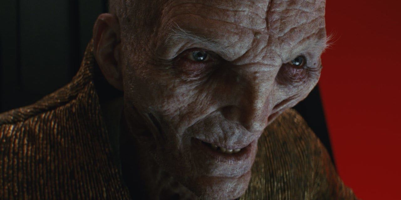 Supreme Leader Snoke in Star Wars The Last Jedi