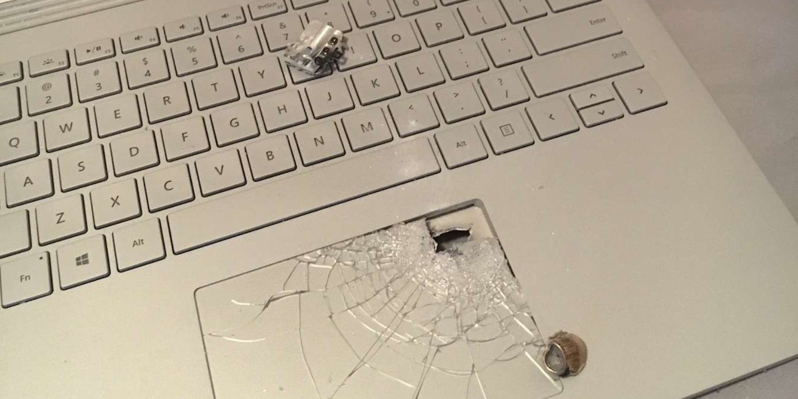 Microsoft Surface Book Owner Claims Laptop Stopped Bullet & Saved Their Life