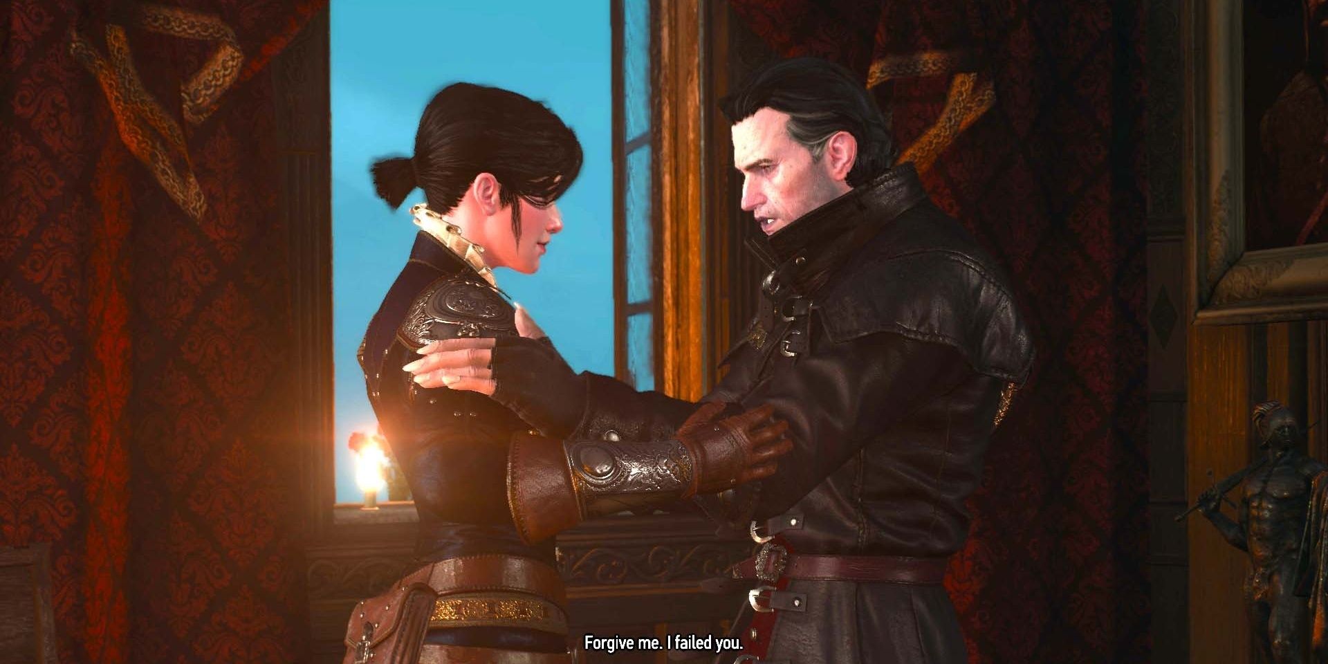 Syanna and Dettlaff reunite in The Witcher 3