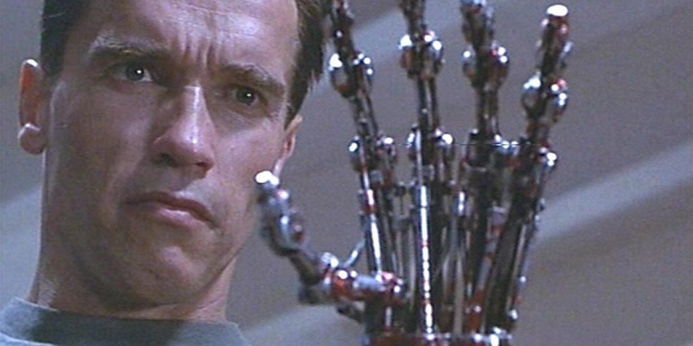 Terminator Schwarzenegger Robot Hand