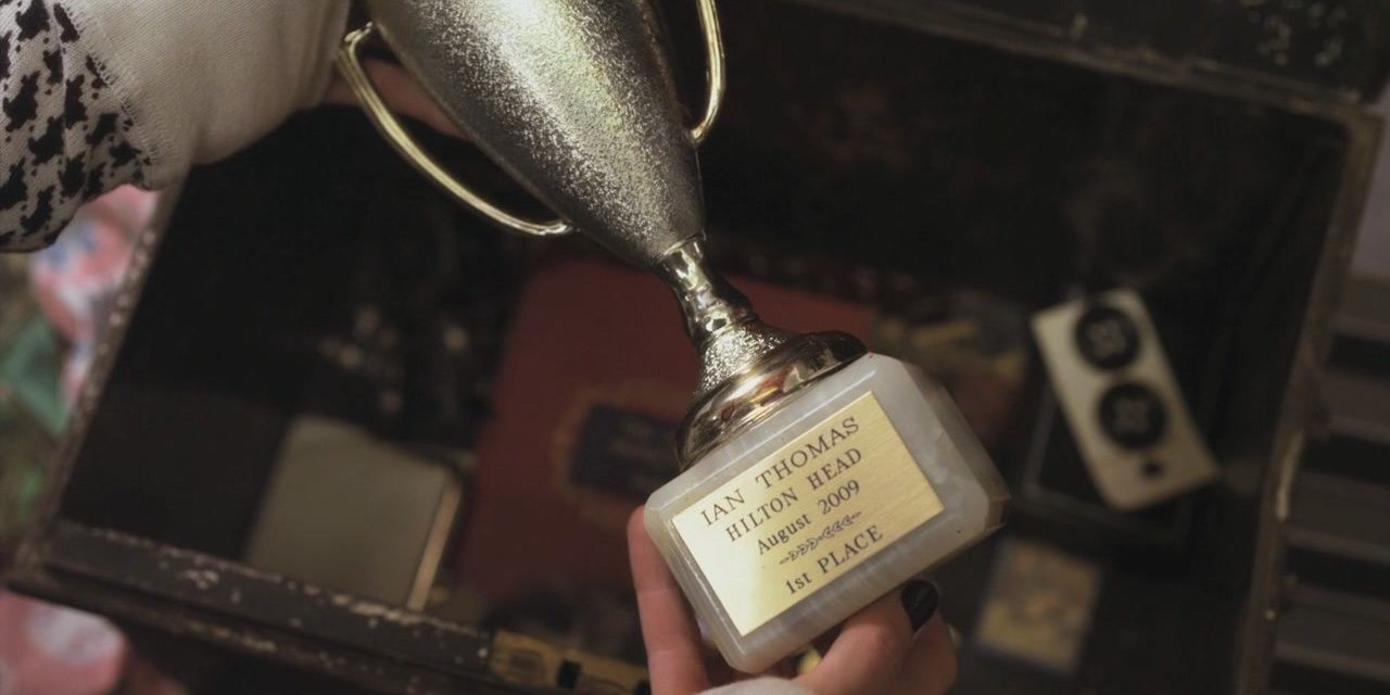 Ian's trophy