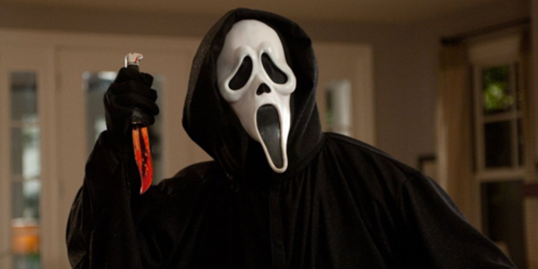 The Ghostface killer in Scream