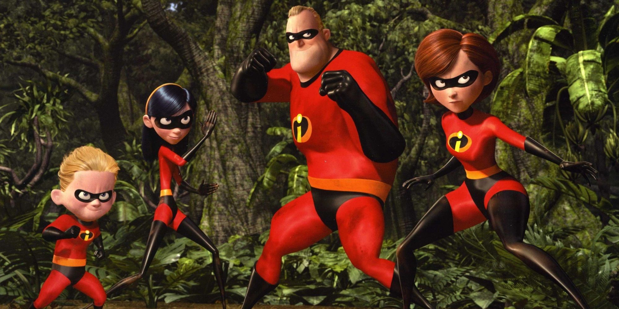 The Parr family prepares to fight in The Incredibles