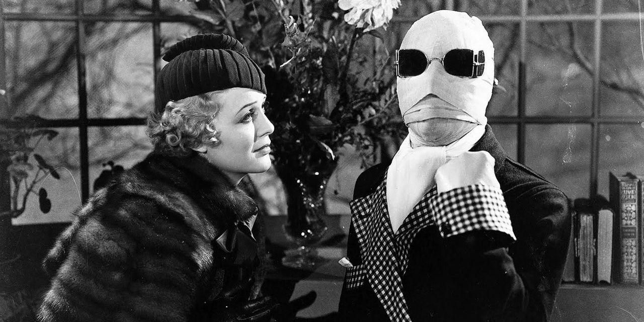 A scene from Hollywood Golden Age horror movie The Invisible Man