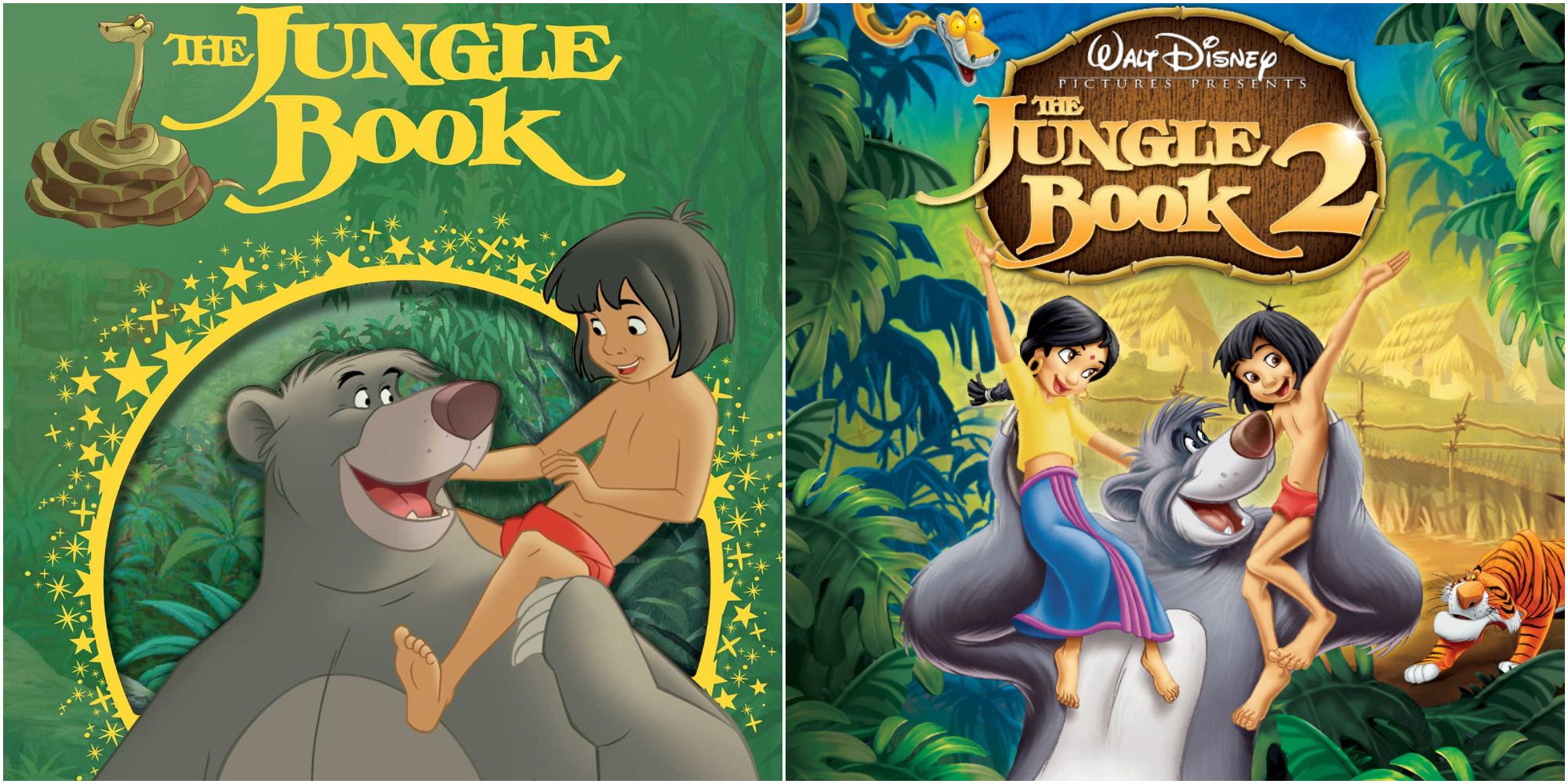 The Jungle Book 1 and 2 Covers