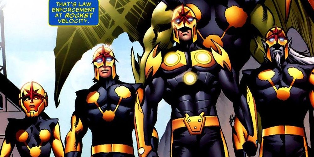 The Nova Corps Group Shot Cropped