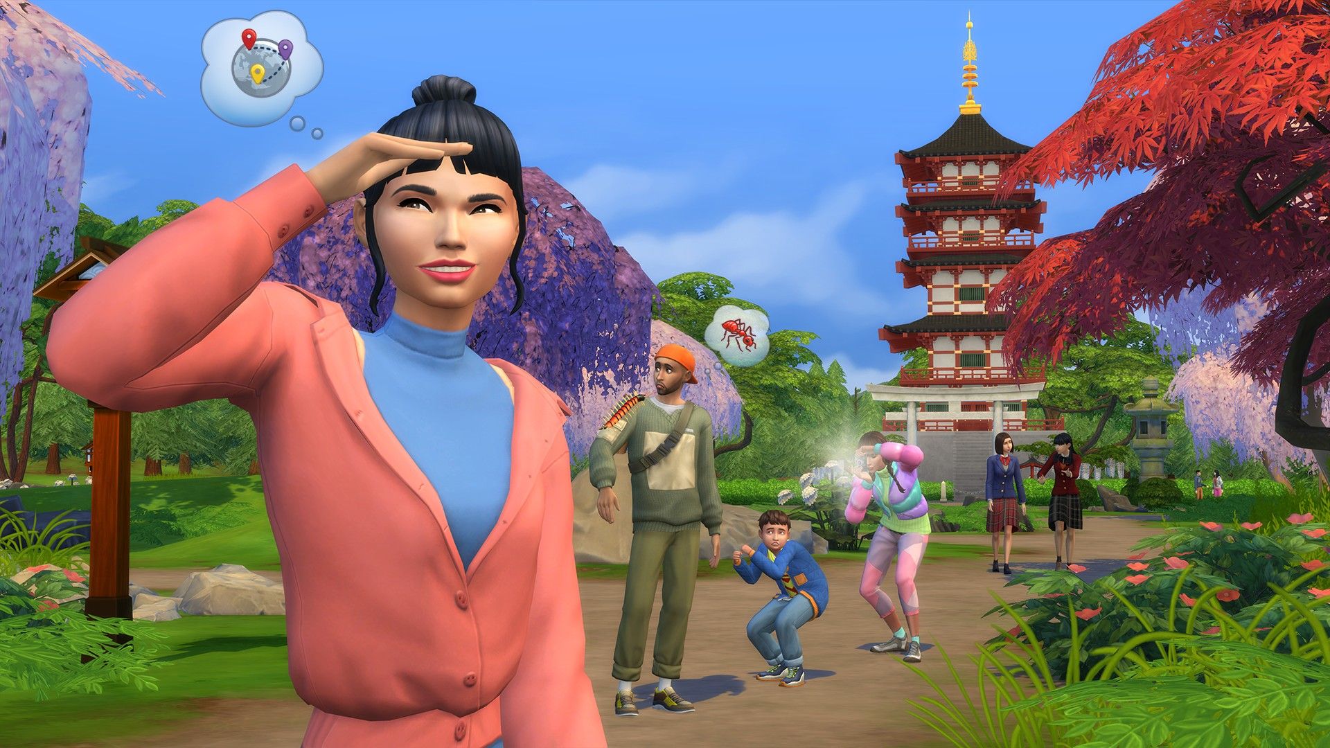 The Sims 4 Mountain Temple Hike