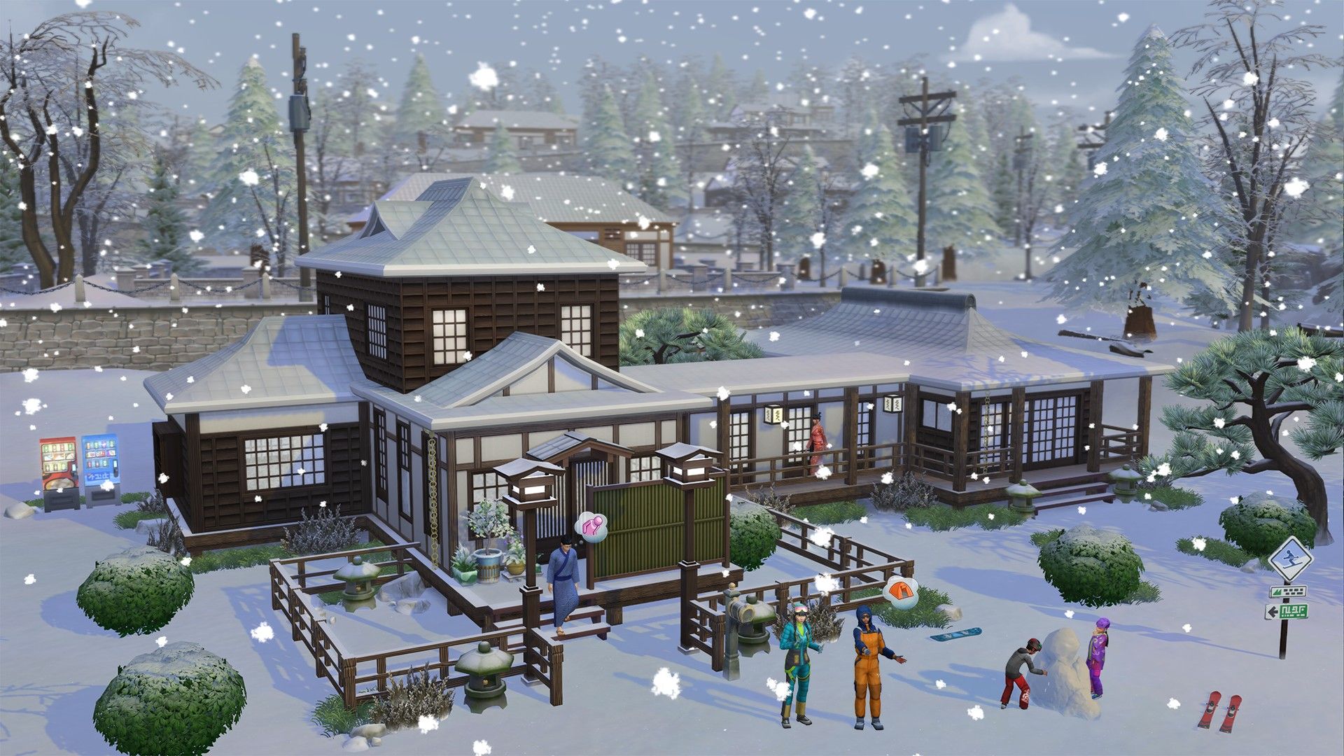 Lot in The Sims 4: Snowy Escape