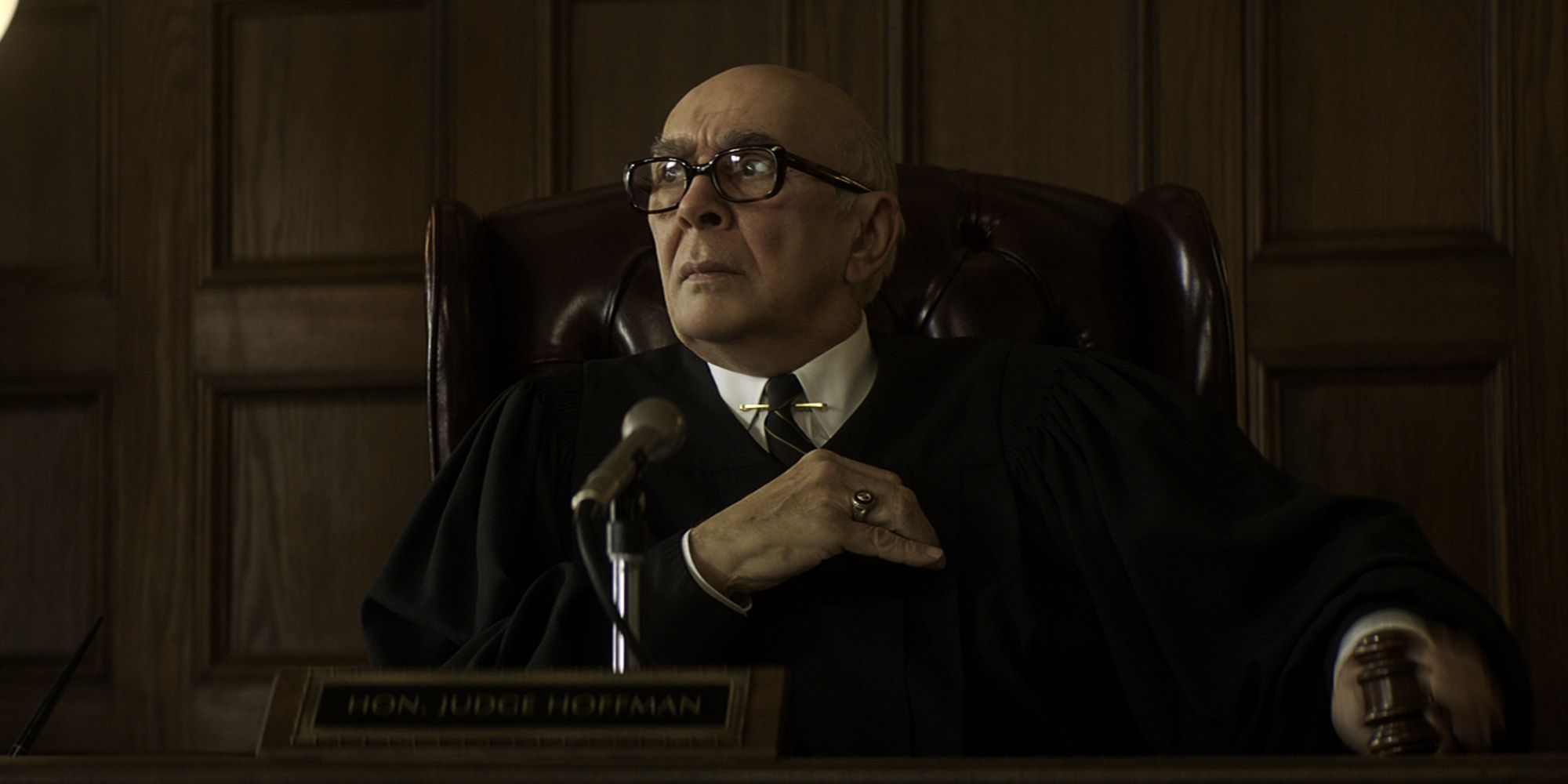 Judge Julius Hoffman who is in charge of the case