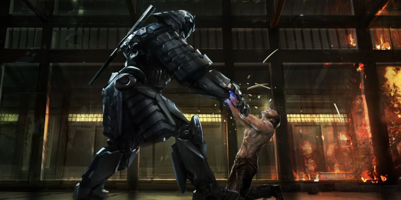 The final fight in The Wolverine