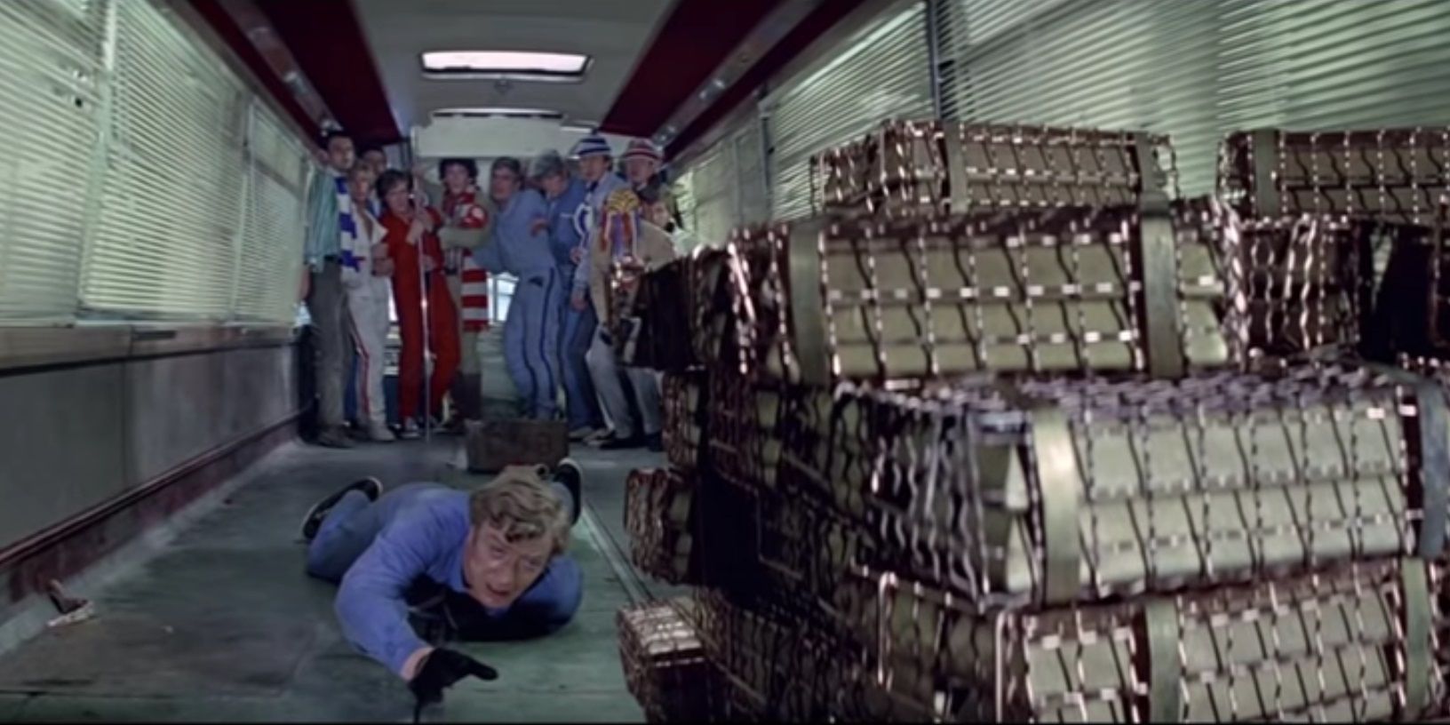The final scene of The Italian Job