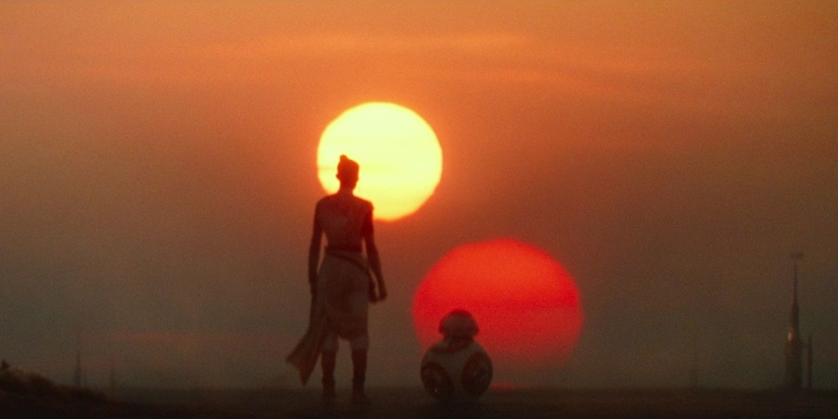 The final shot of Star Wars The Rise of Skywalker