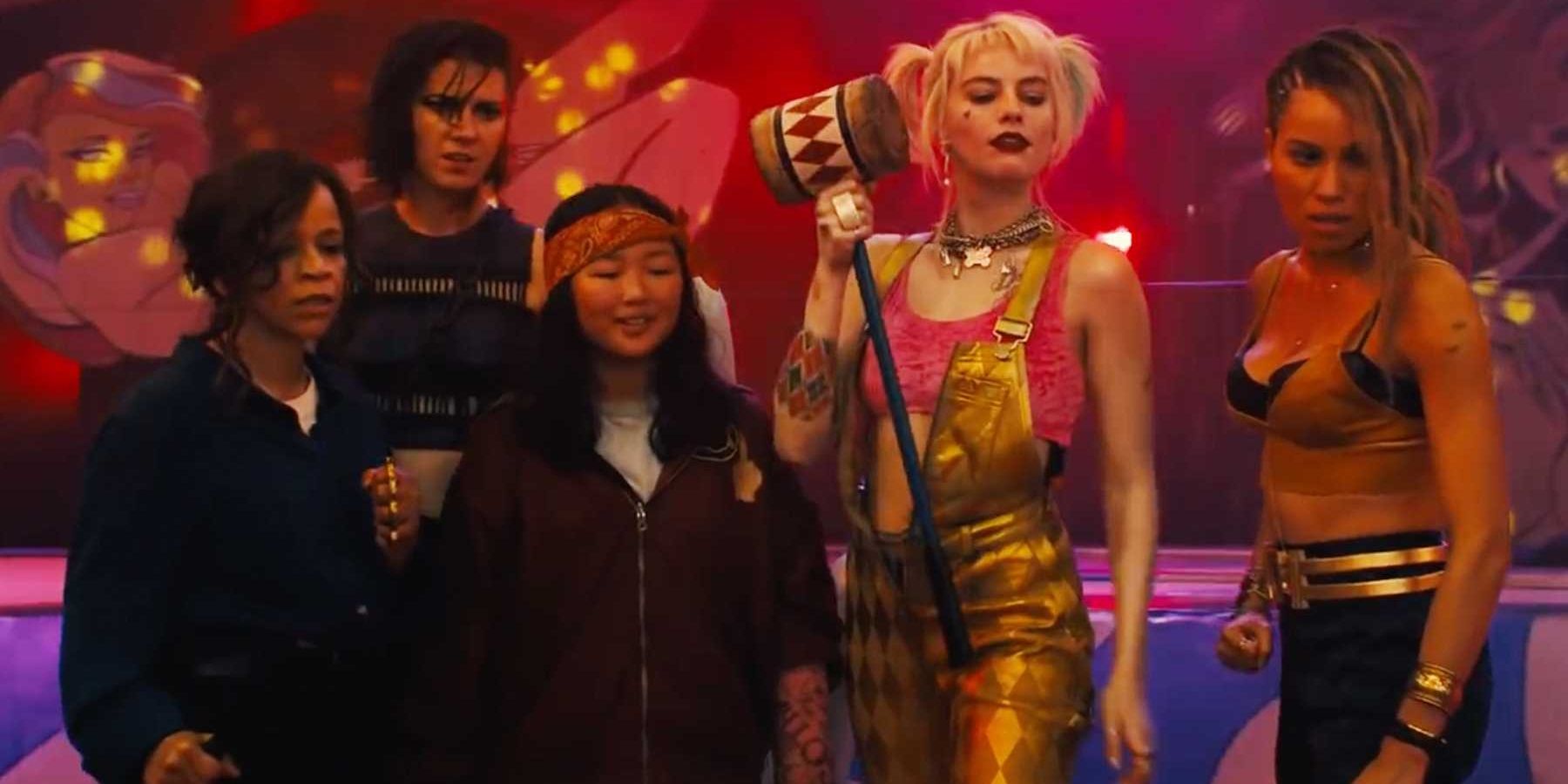 The funhouse scene in Birds of Prey