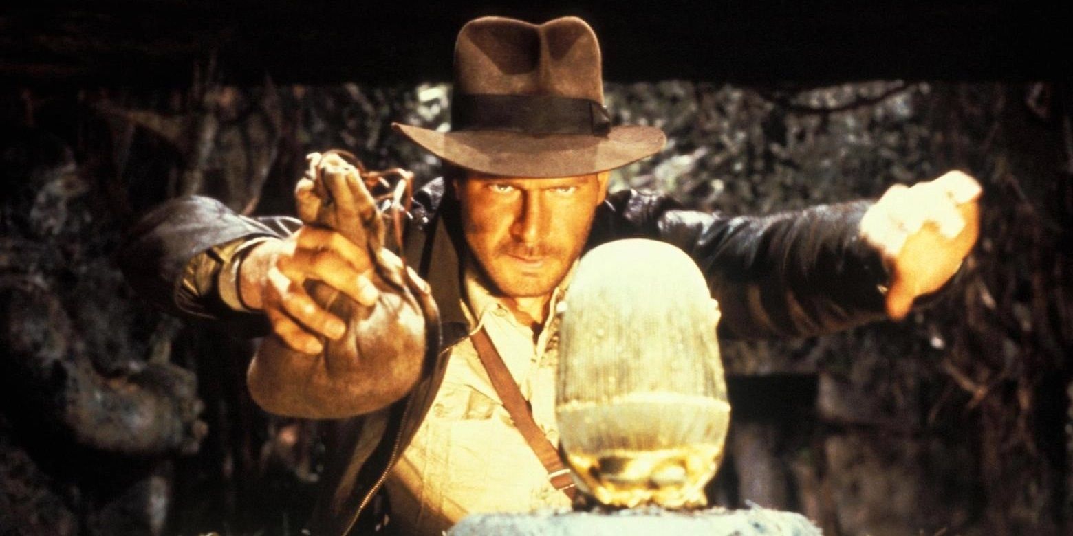 The opening scene of Raiders of the Lost Ark