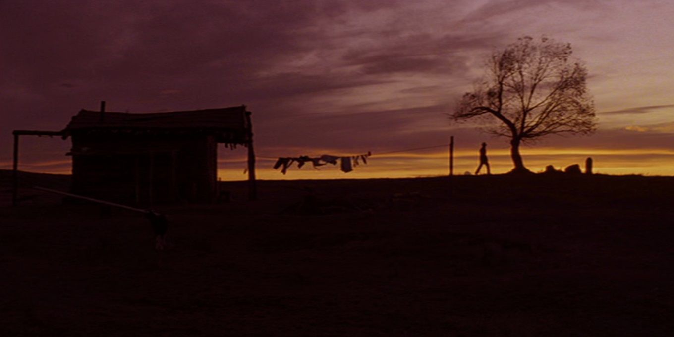 The opening shot of Unforgiven
