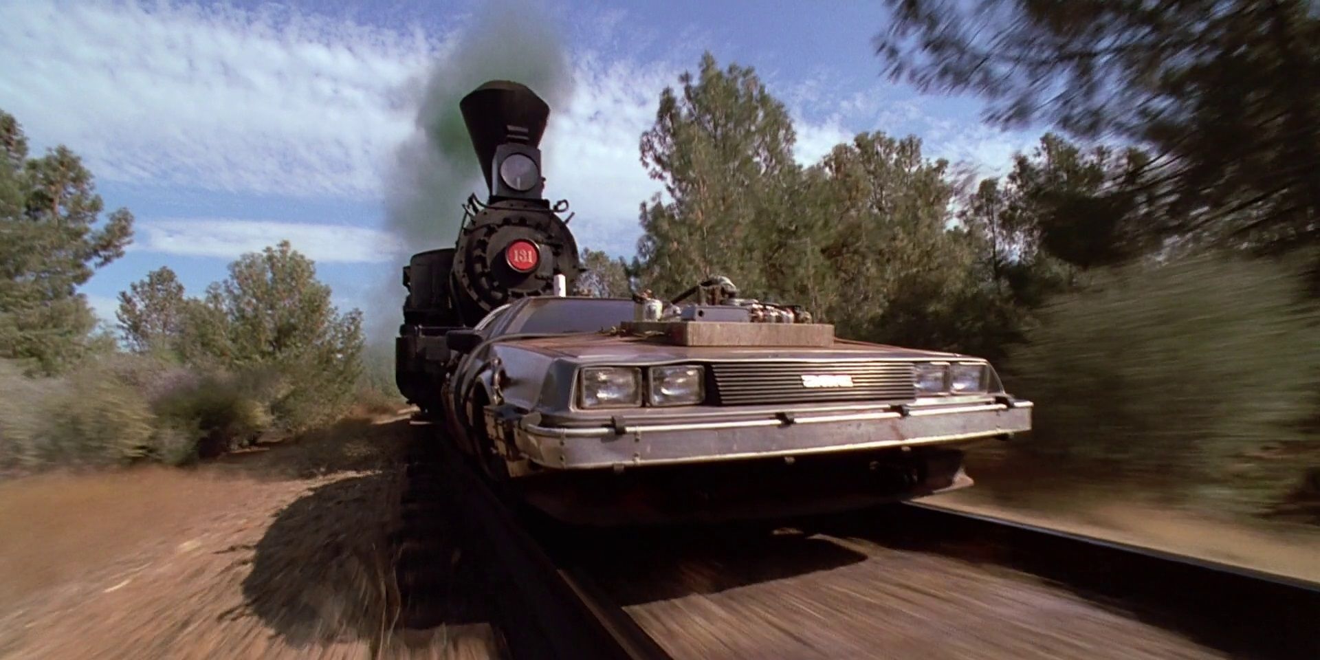 The train in Back to the Future Part II