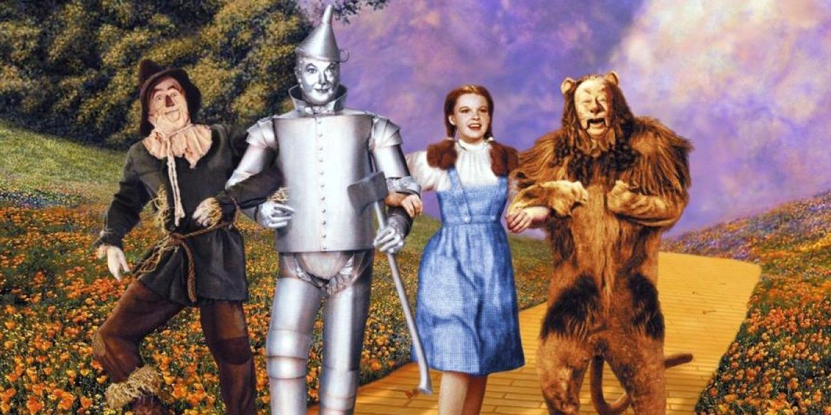The yellow brick road in The Wizard of Oz