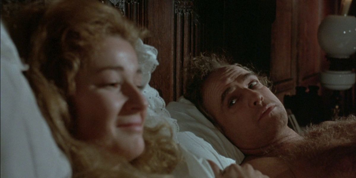 Two people in bed