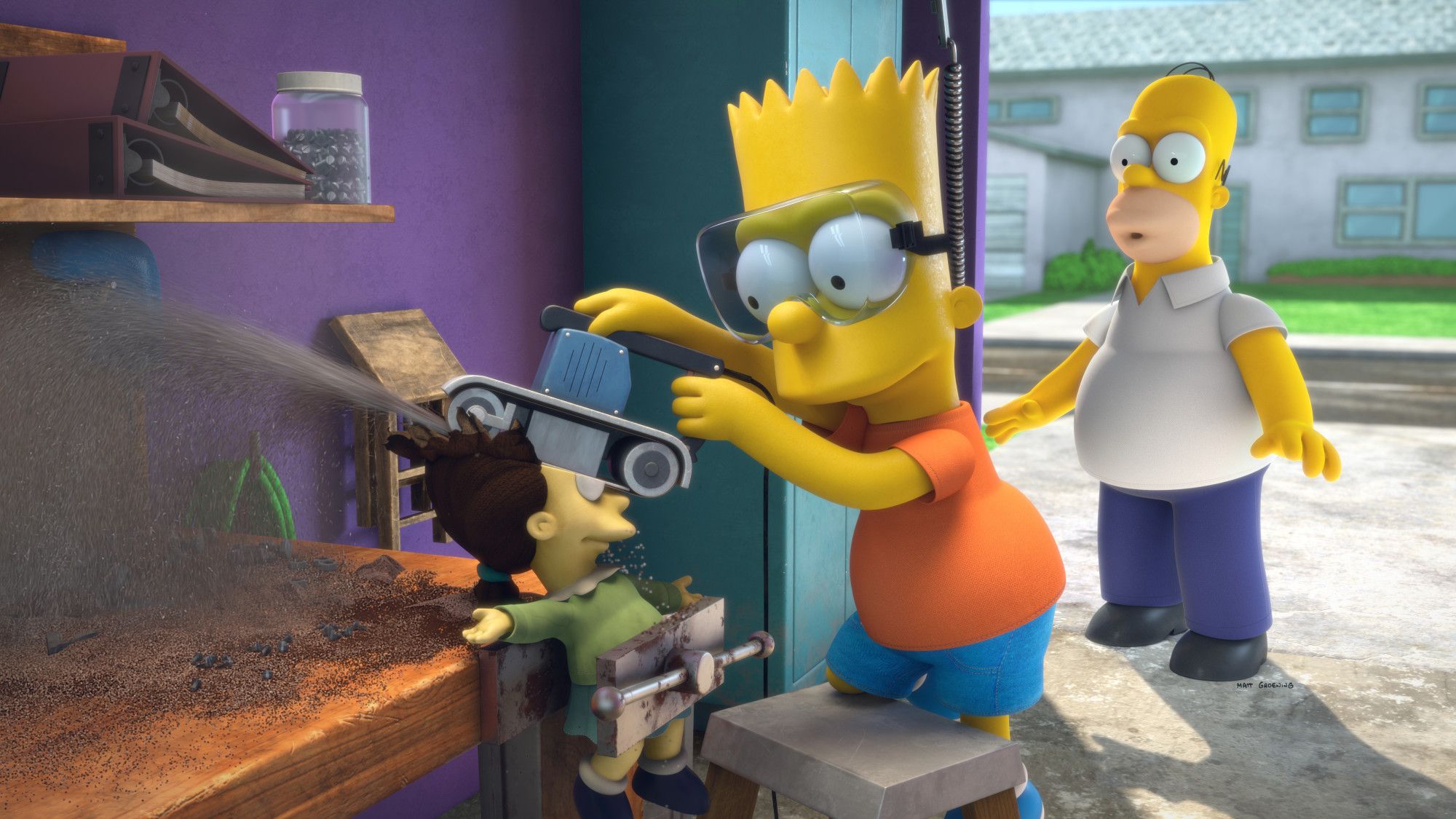 Simpsons Return To CGI Animation In Treehouse of Horror XXXI Images