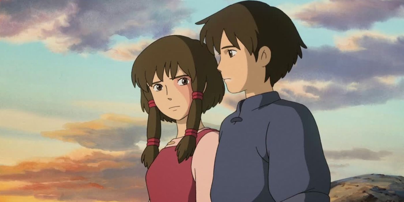 Therru and Arren by the sea