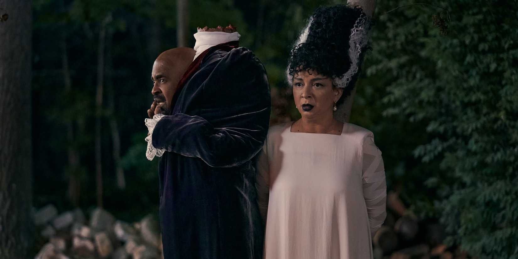 Tim Meadows and Maya Rudolph in Hubie Halloween