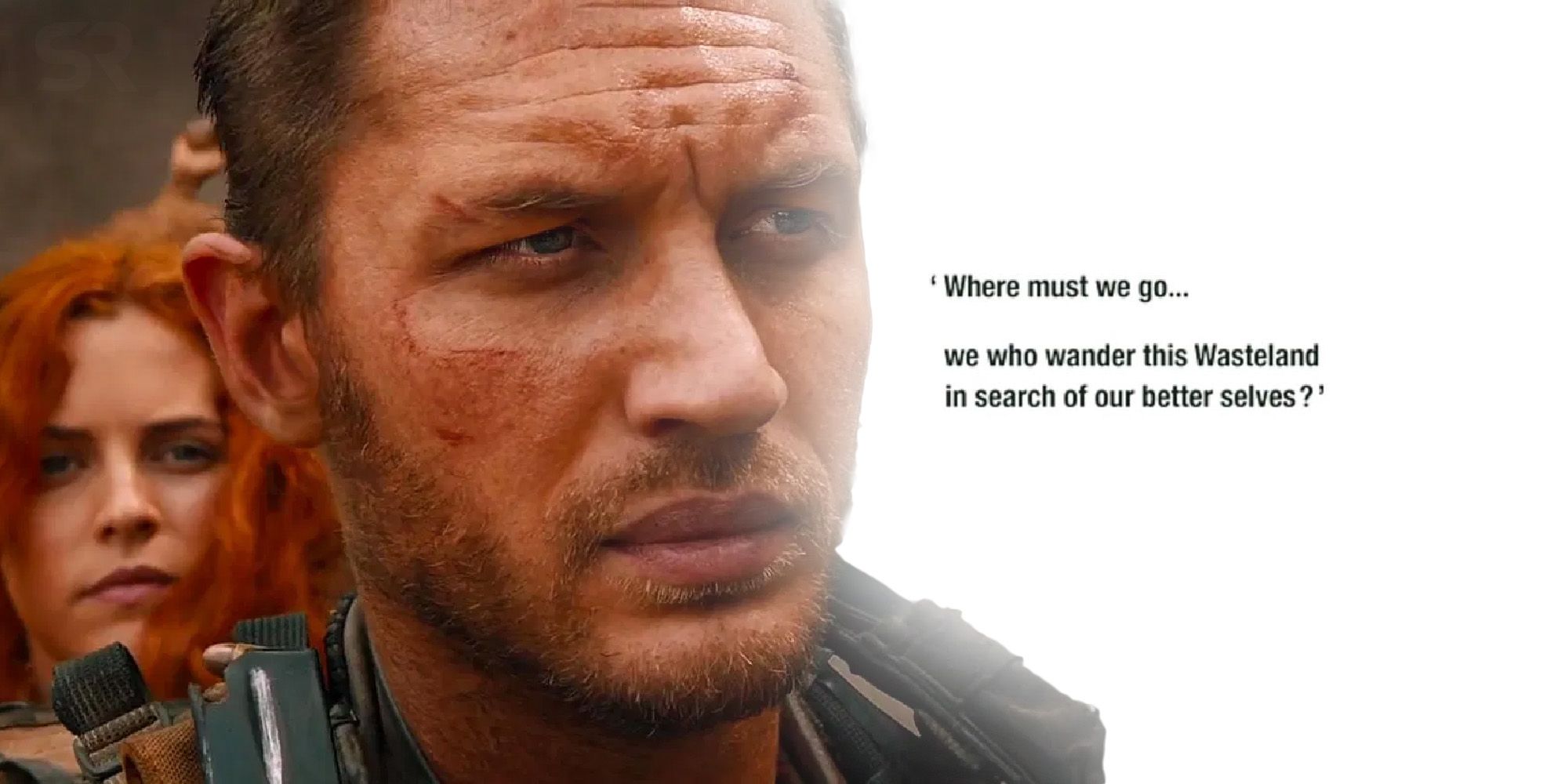 Tom Hardy Mad Max Fury Road End quote white