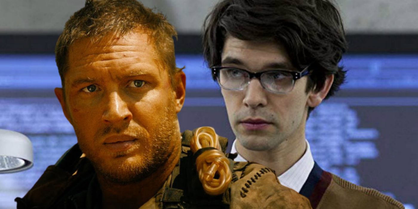 Tom Hardy as Mad Max and Ben Whishaw as Q in James Bond