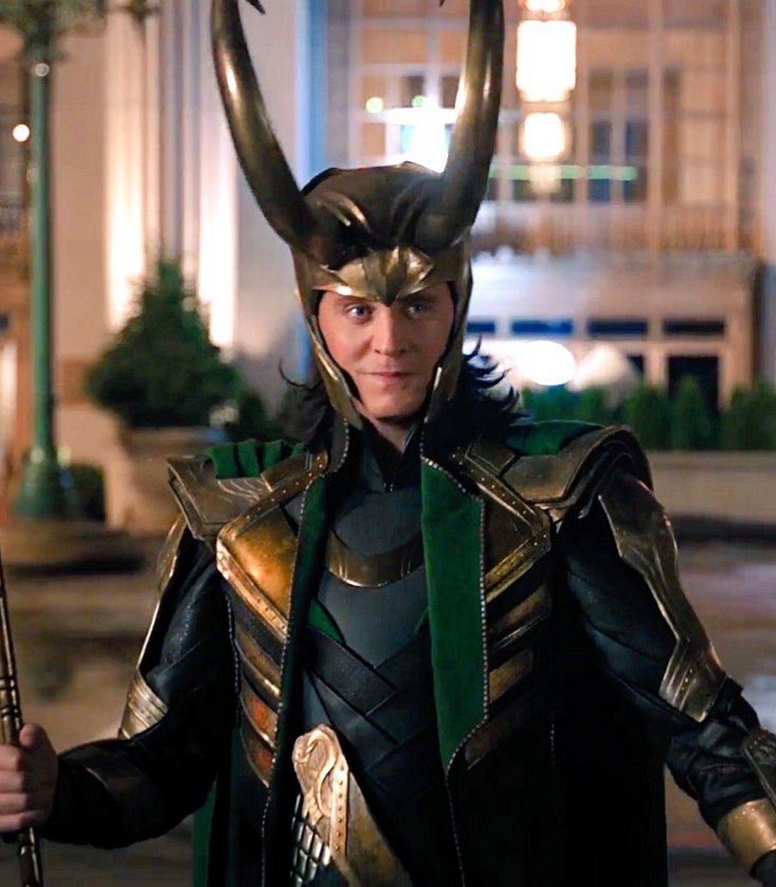 Tom Hiddleston as Loki in Avengers vertical