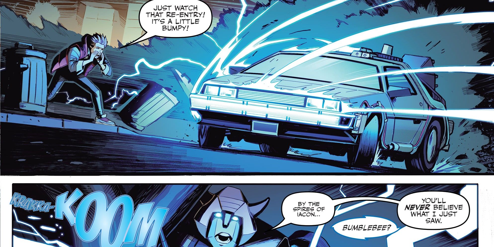 Back To The Future and Transformers Get Their Own Comics Crossover