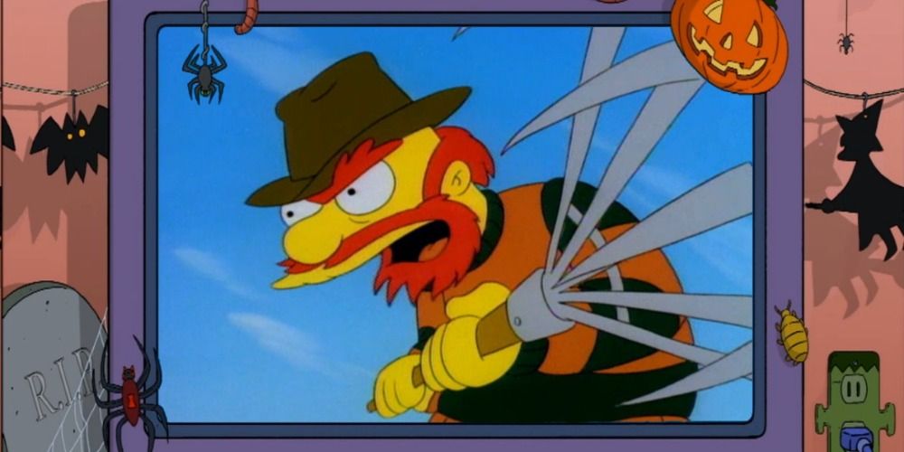 Willis como Freddy Krueger em The Simpsons Treehouse of Horror VI