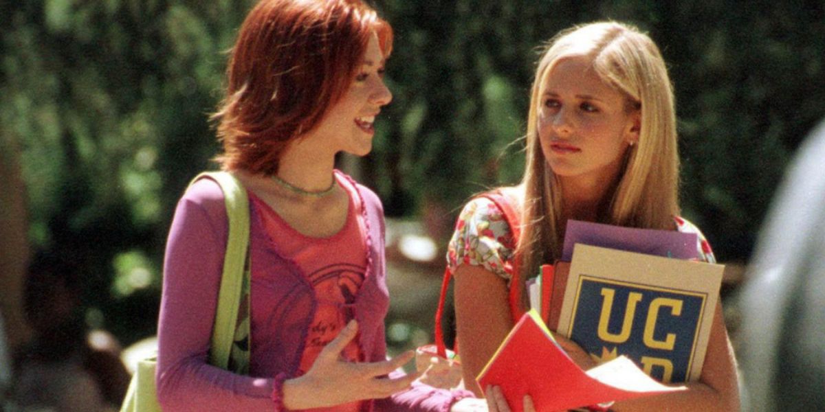 Buffy Summers and Willow Rosenberg at UC University in Buffy, the Vampire Slayer.