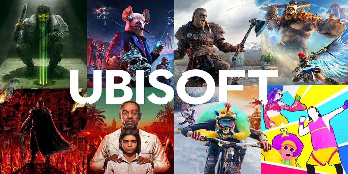 A collage of Ubisoft games