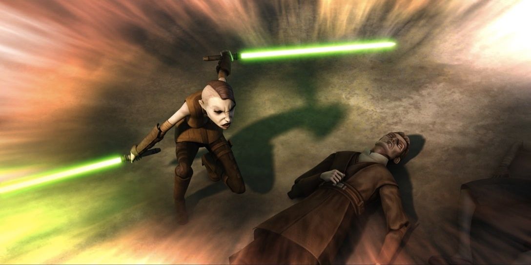 Ventress and Ky Narec in The Clone Wars
