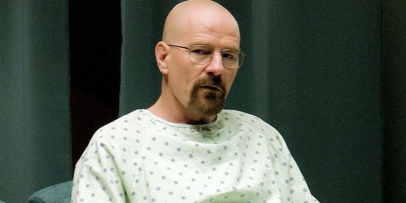 Walter White in Hospital Gown in Breaking Bad