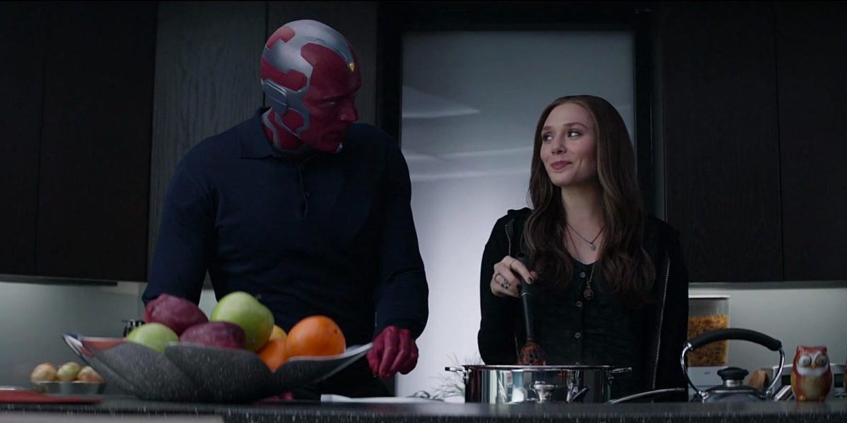 Wanda and Vision cooking in Captain America Civil War